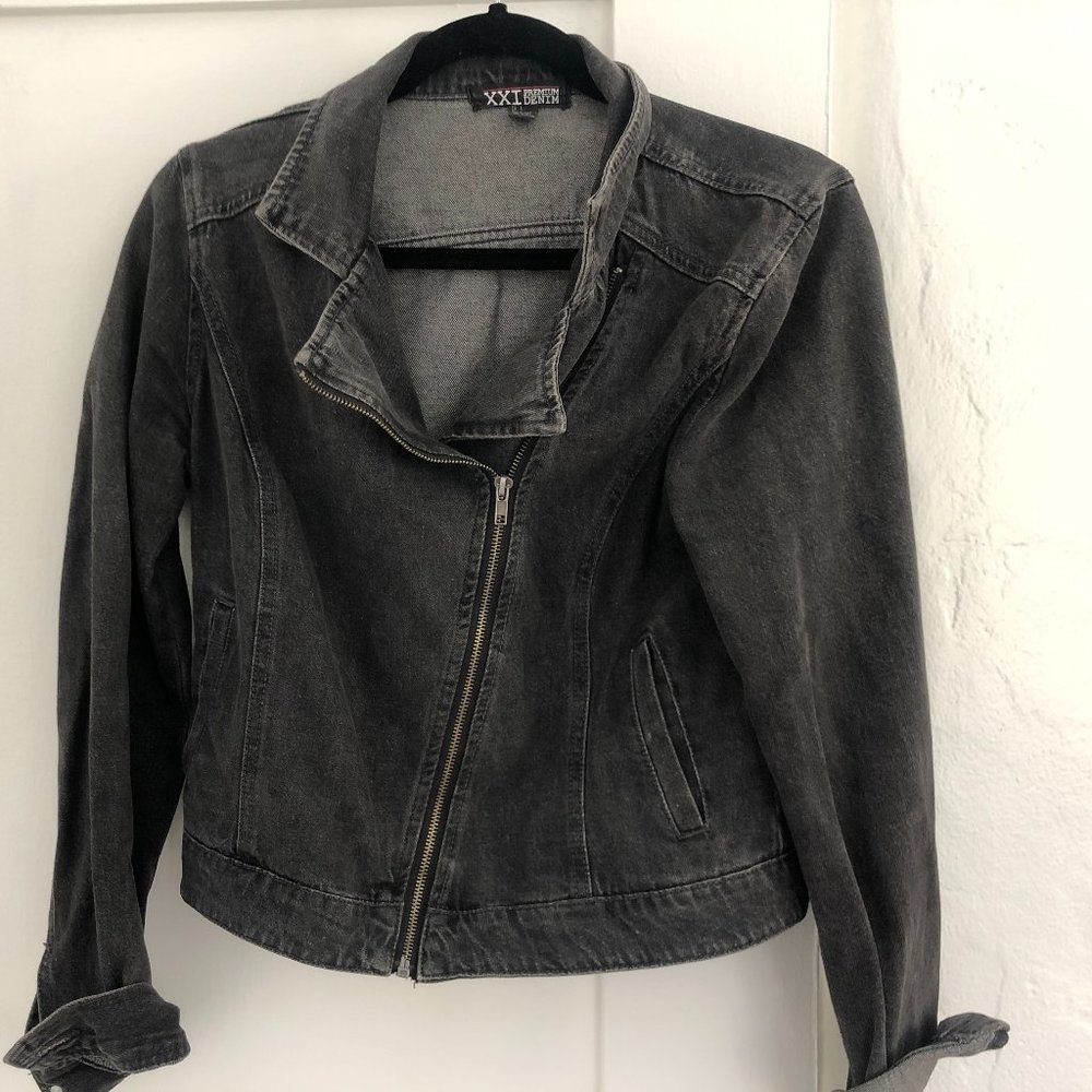 Black Jean Jacket